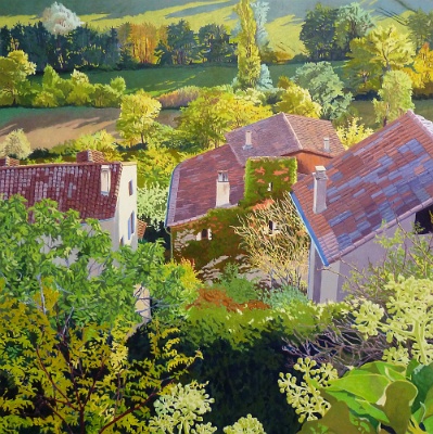 Lengthening Shadows, Cordes-sur-Ciel